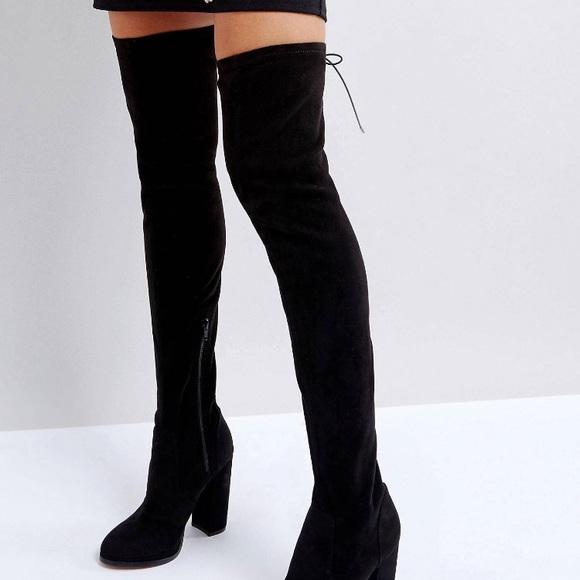 asos tall thigh high boots
